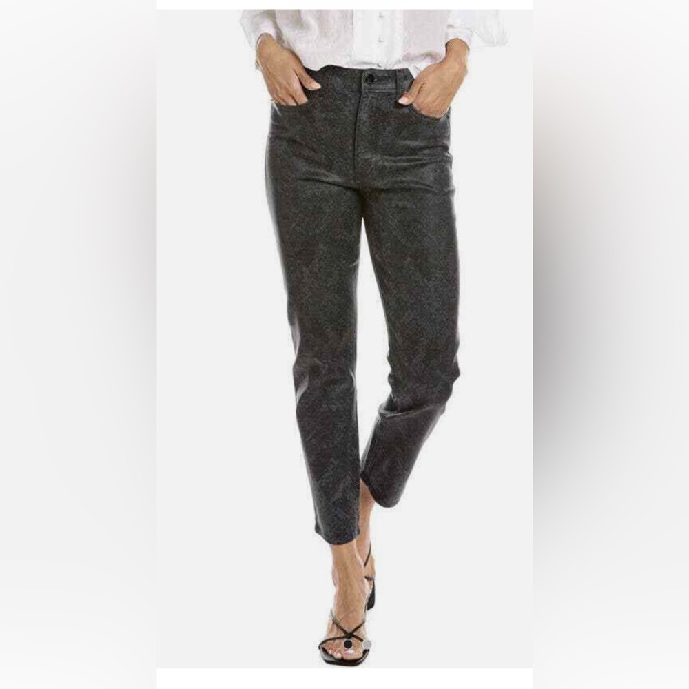 NWT Rag & Bone NINA HIGH-RISE High-RISE Straight Jeans - Charcoal